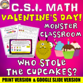 Valentines Day Math Activity: Valentine CSI Math Mystery. 