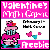 Free Valentine's Day Math Activity - February 14 Game