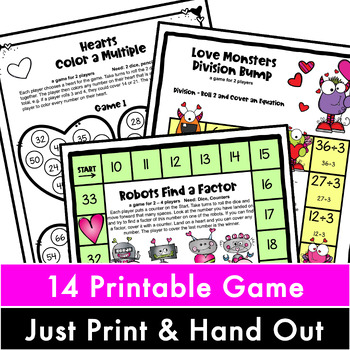 no prep valentines day math games fourth grade by games 4 learning