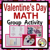 Valentine's Day Math Group Activity Fractions, Geometry, a
