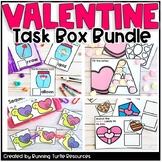 Valentines Day Math Task Cards and Literacy Centers Bundle