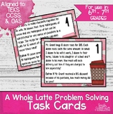 Valentines Day Math | Whole Latte Problem Solving Task Cards