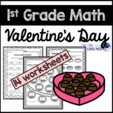 Valentines Day Math Worksheets 1st Grade