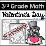 Valentines Day Math Worksheets 3rd Grade Common Core