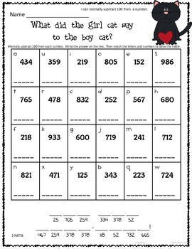 Valentine's Day Math and Language Arts Riddles Print and Go CCSS