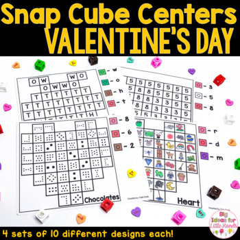 Preview of Valentines Day Math and Literacy Center Activities