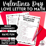 Valentines Day Middle School Math Activity