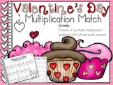 Valentine's Day Multiplication Match