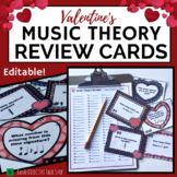 Valentines Day Music Activities & Worksheet w/100 Editable