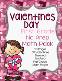 Valentines Day No Prep First Grade Math