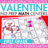 Valentines Day No Prep Math Center Mats First Grade Februa