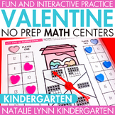 Valentines Day No Prep Math Center Mats Kindergarten Febru