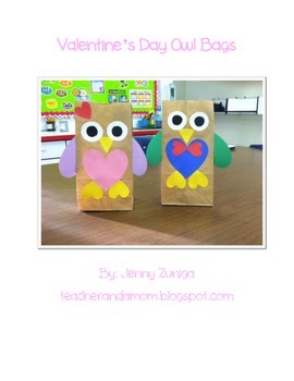 Preview of Valentine's Day Owl Bags