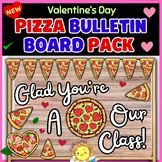 Valentines Day PIZZA HEART MESSAGE Bulletin Board Pack| Do