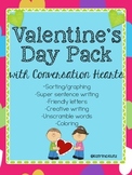 Valentine's Day Pack- with  Conversation Hearts