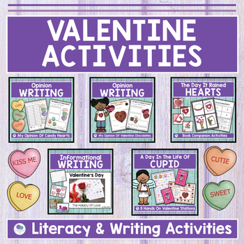 Preview of Valentines Day Party And Writing Digital Distance Learning Google Slides