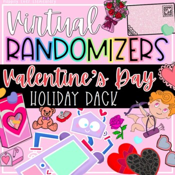 Preview of Valentines Day Party Games - Virtual Randomizer Videos | Distance Learning Tools