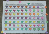 Valentine's Day Pattern Matching Activity Heart Shape Math