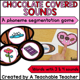 Valentines Day Phonemic Awareness Activity - Blending and 