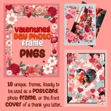 Valentines Day Photo Frames - Border Writing Paper - Post 