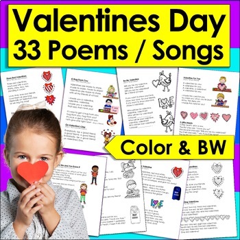 Valentine's Day Activities:  Poems & Songs for Shared Reading