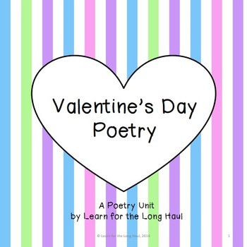Preview of Valentine's Day Poetry Unit