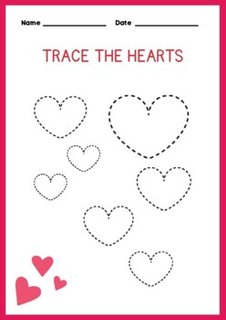 Valentines Day Pre-Handwriting and Fine Motor Worksheets by Mikki OT