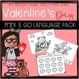 Valentine's Day Print and Go Language Pack
