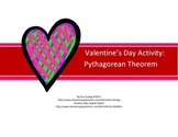 Valentine's Day Pythagorean Theorem Practice