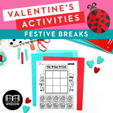 Valentines Day Quick Activities for February and Classroom