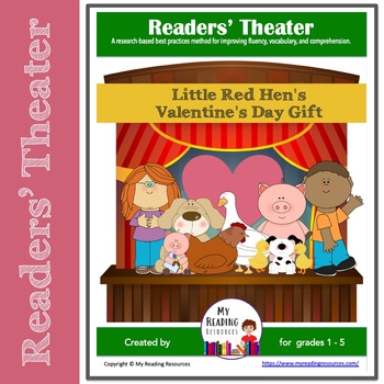 Preview of Valentine's Day Readers' Theater: Little Red Hen's Valentine's Day Gift