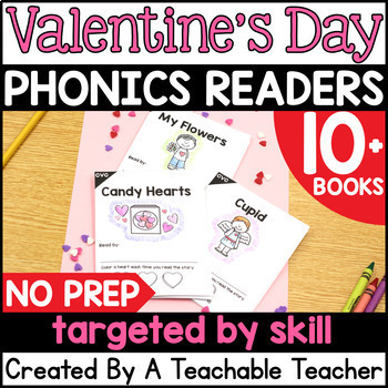 Preview of Valentines Day Readers | Valentines Day Decodable Readers | Valentines Day Books