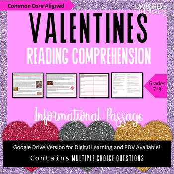 Preview of Valentines Day Reading Comprehension
