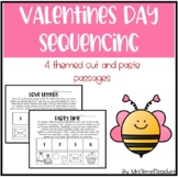 Valentines Day Reading Sequencing Passage Activity Kinderg