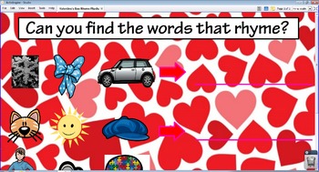 Preview of Valentine's Day Rhyme Flipchart