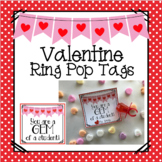 Valentines Day Ring Pop Gift Tags