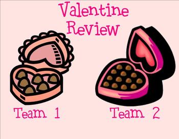 Preview of Valentine's Day SMART Board Instant Review Game