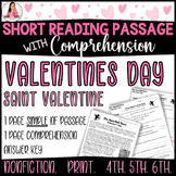 Valentines Day, Saint Valentine, Nonfiction Reading Passag