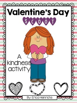 Preview of Valentine's Day Scoot: A Kindness Activity (Editable)