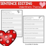 Valentine's Day Sentence Editing Practice