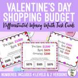 Valentines Day Shopping Budget Task Cards