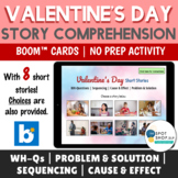 Valentines Day Short Stories with Comprehension and Story 