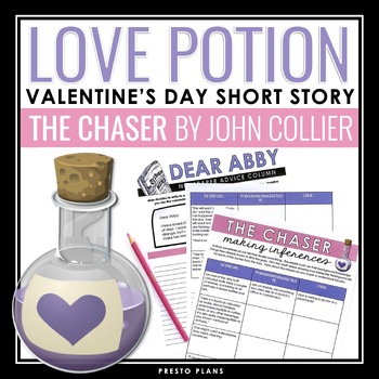 Preview of Valentine's Day Short Story - The Chaser by John Collier Slides and Activities