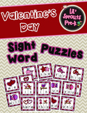 Valentine's Day Sight Word Puzzles