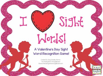 Preview of Valentine's Day Sight Words Game