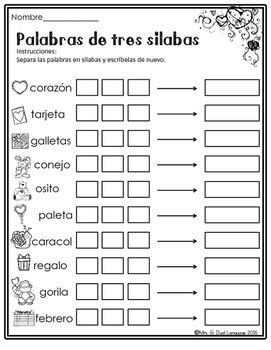Valentines Day Spanish Literacy Packet - Dia de San Valentin | TPT