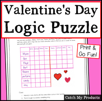 Preview of Valentine's Day Logic Puzzle: Valentine's Day Sweeties