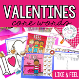 Valentines Day Thematic Core Vocabulary Activities for Spe