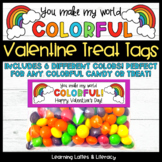 Valentines Day Treat Tags Treat Bag Toppers Candy Crayon G