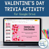 Valentines Day Trivia Activity for Google Drive